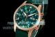 BLS Swiss Copy IWC Schaffhausen Pilot's Chronograph Rose Gold Green Face Watch (2)_th.jpg